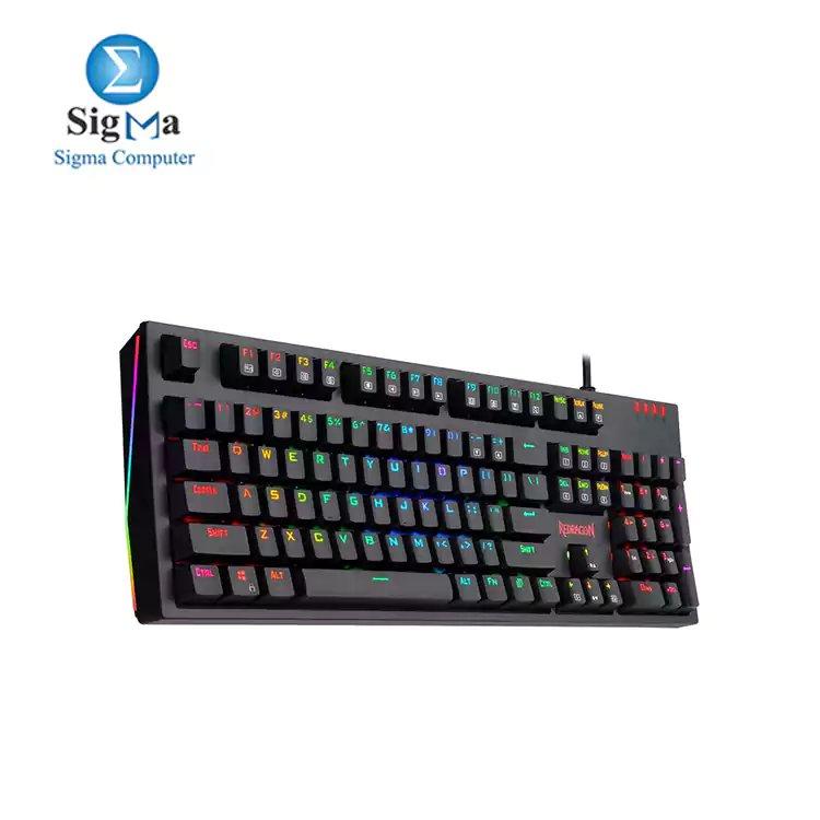 Redragon K592-PRO Mechanical Gaming RGB Wired Keyboard Blue Switches - Main view