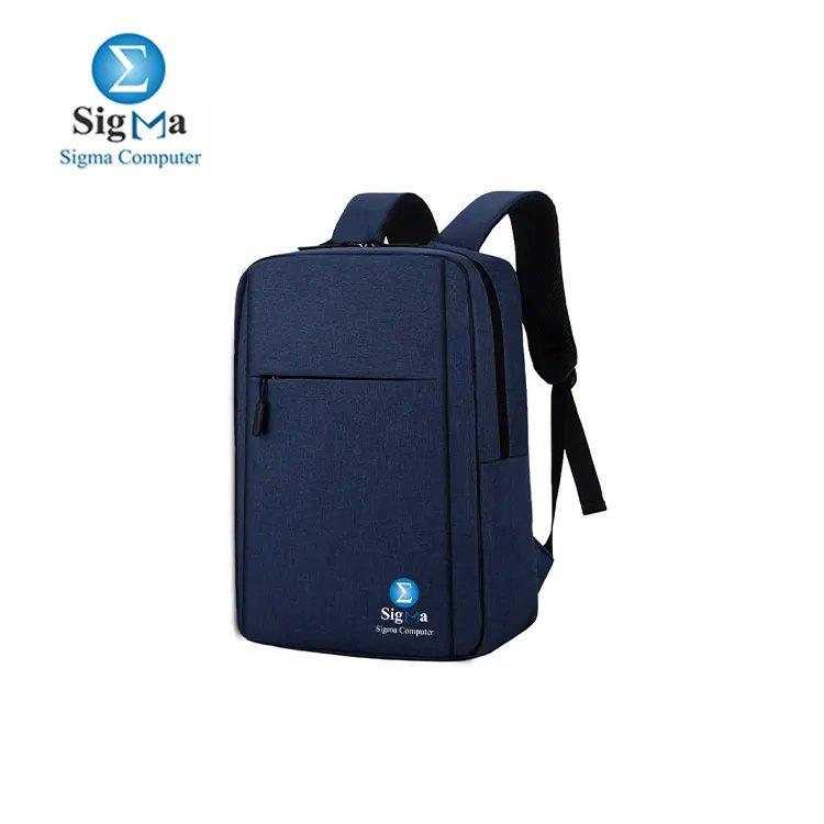 Sigma laptop Backpack For School and Travel Bag (Navy blue) - Main view