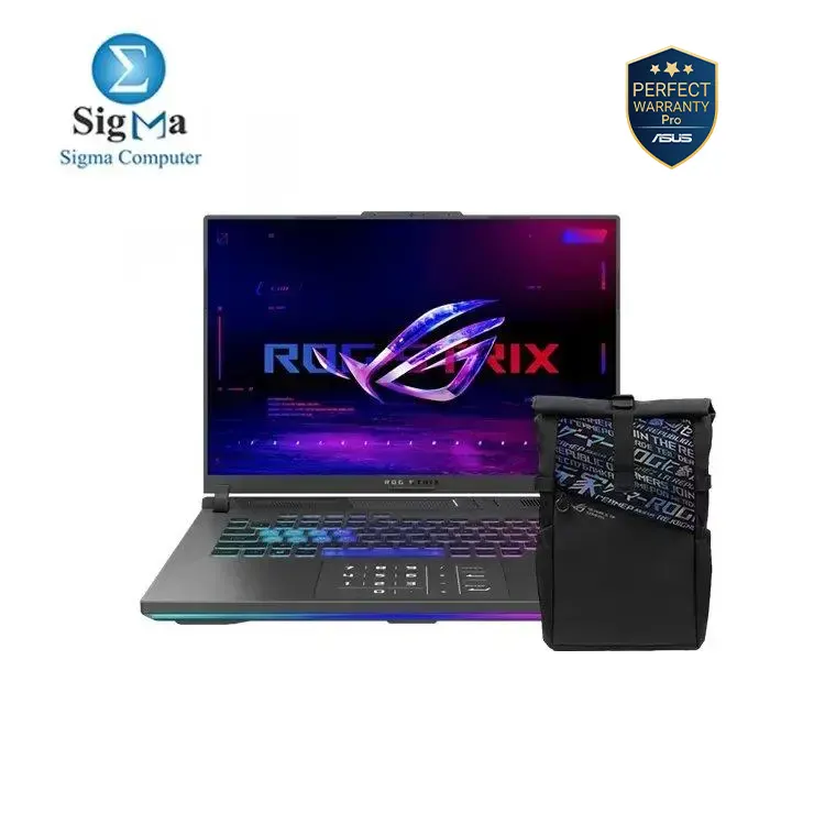 Asus ROG Strix G16 G614FM-RV169W AMD Ryzen 9 9955HX - NVIDIA RTX 5060 8GB - 16G DDR5 5600HZ - 1TB PCIe 4.0 NVMe - 16-inch FHD+ 165Hz - Windows 11 - Main view