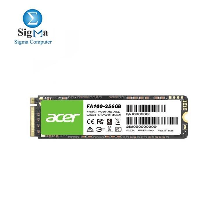 ACER SSD  FA100 256GB M.2 NVMe - Main view