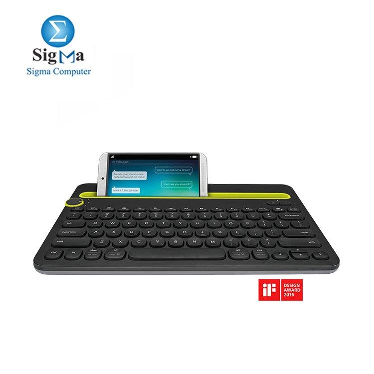 LOGITECH BLUETOOTH MULTI-DEVICE KEYBOARD K480 - Main view
