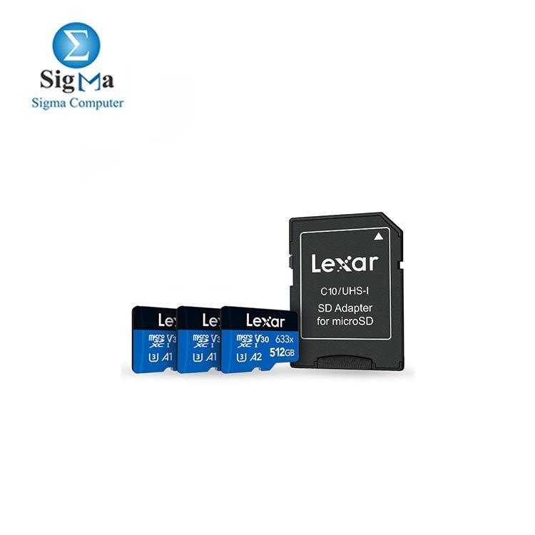 LEXAR CARD MEMORY 64G 100MB V30 MICRO+ADAPTER 633 - Main view