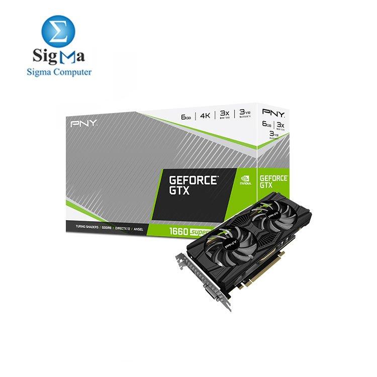 PNY GeForce® GTX 1660 SUPER™ Dual Fan 6GB GDDR6 - Main view