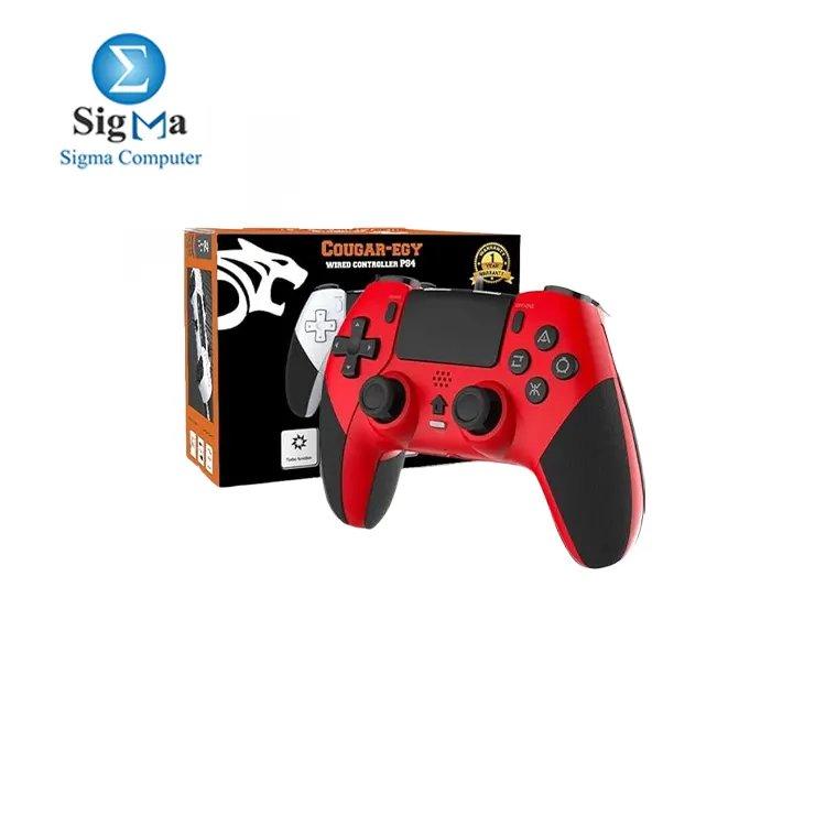COUGAR-EGY (T29) Vibration Wired Controller for PC – Red - Main view
