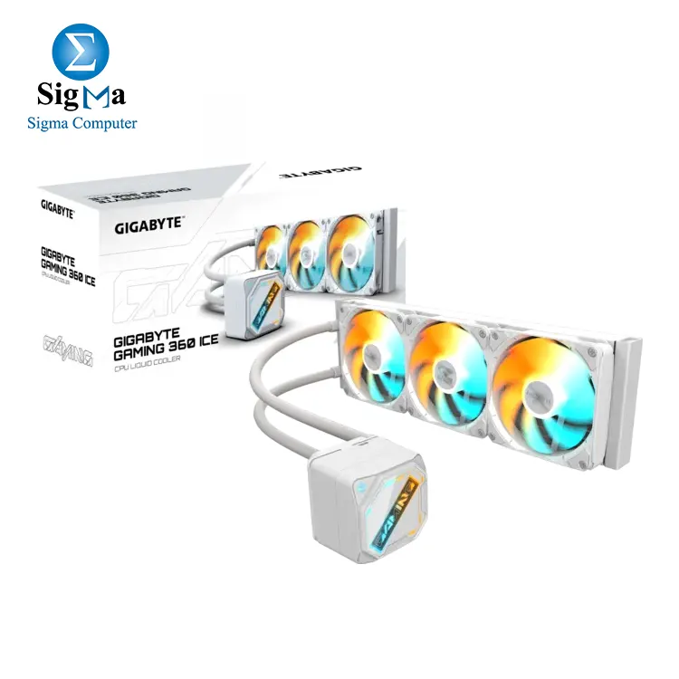 Gigabyte Gaming 360mm Ice Liquid Cpu Cooler - Main view