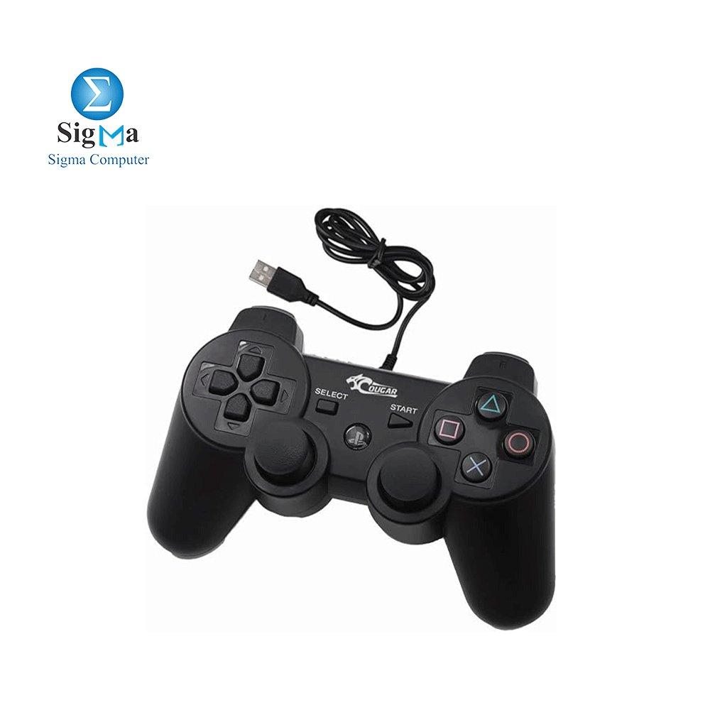 COUGAREGY GAMEPAD PS3 BLACK WIRED GAMING . - Main view