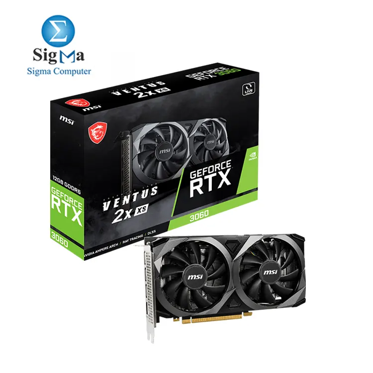 MSI RTX 3060 VENTUS 2X 12G PCI Express® Gen 4 - Main view