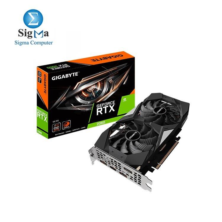 GIGABYTE GeForce RTX 2060 OC 6GB Graphics Card - Main view