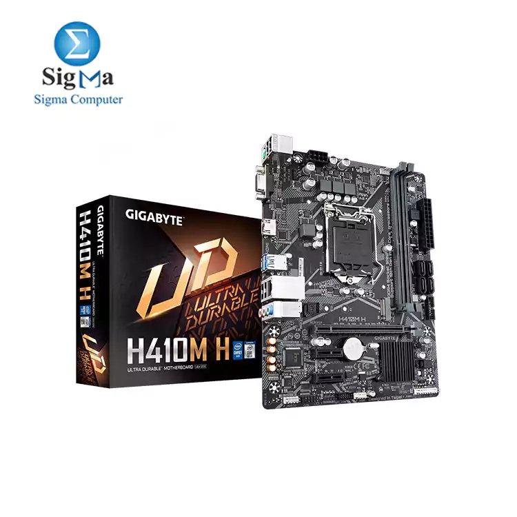 GIGABYTE MOTHERBOARD INTEL H410M H (rev. 1.x) - Main view