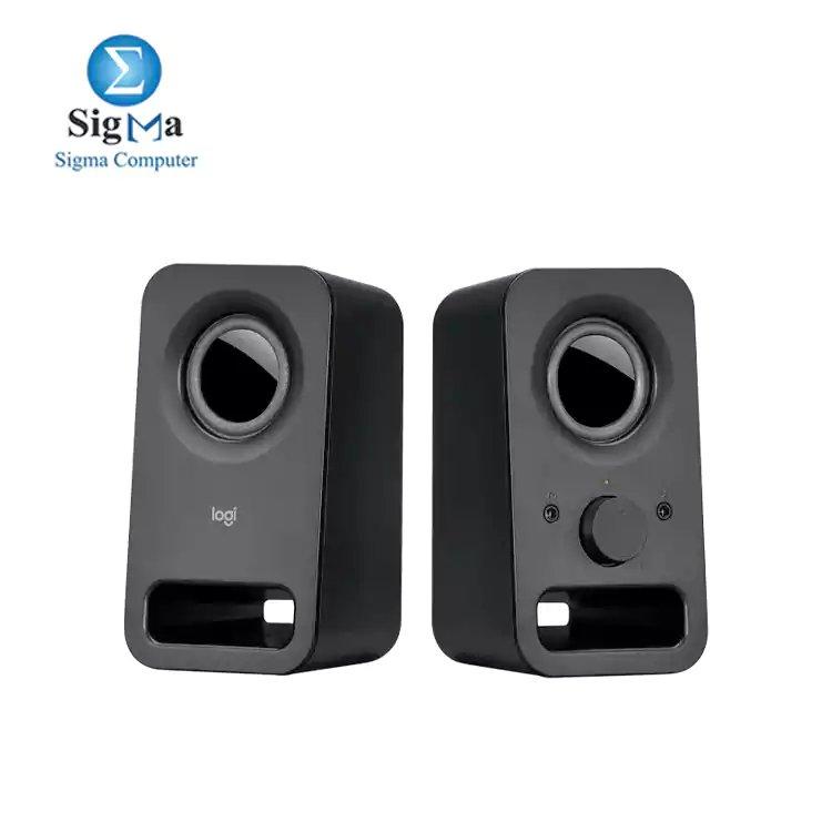 Logitech  Z150 STEREO SPEAKERS - BLACK - 980-000816 - Main view