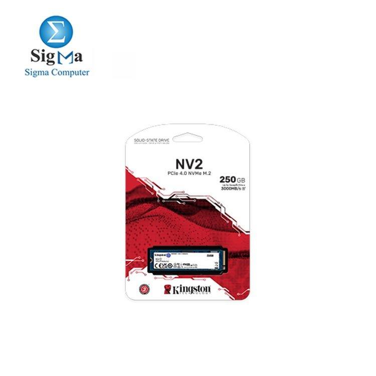 Kingston NV2 250GB NVMe PCIe SSD (SNV2S/250G) - Main view