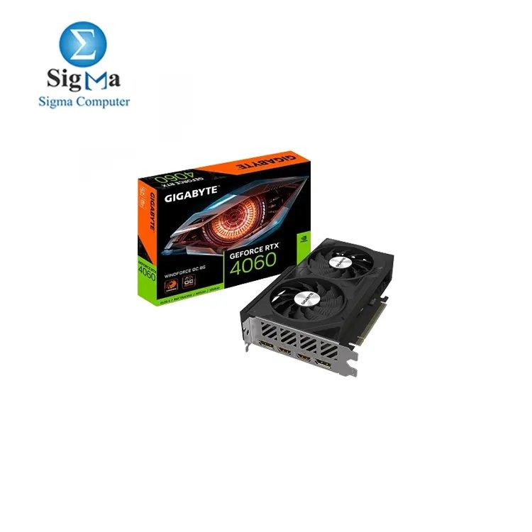 Gigabyte GeForce RTX™ 4060 WINDFORCE OC 8G DDR6 (DUAL FAN) - Main view