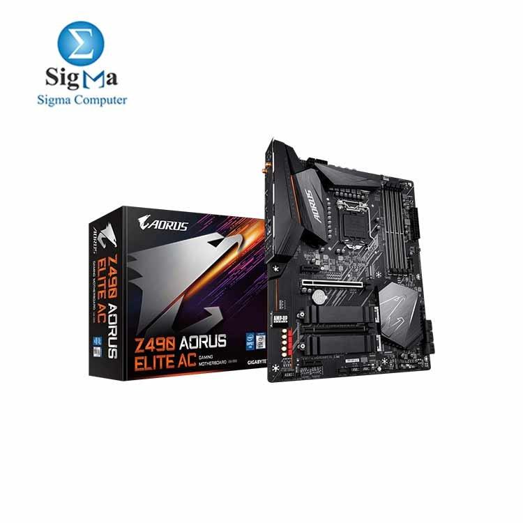 GIGABYTE Z490 AORUS Elite AC MOTHERBOARD - Main view