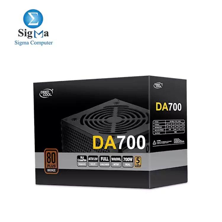 DEEPCOOL DA700 80 Plus Bronze certified 700W Power Supply - Main view