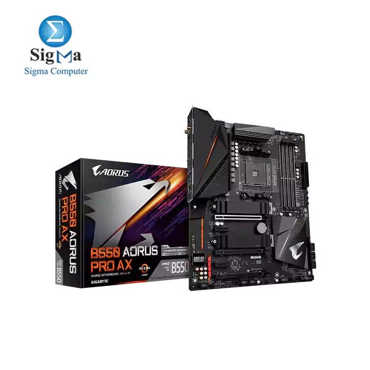 GIGABAYT-AORUS-Motherboard B550 AORUS PRO AX - Main view
