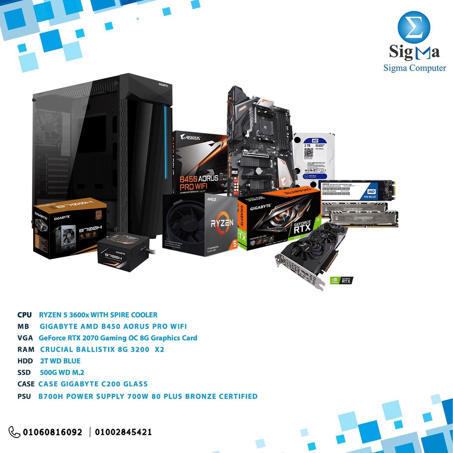 Bundle With b450 Aorus Pro Wifi And 3600x - Main view