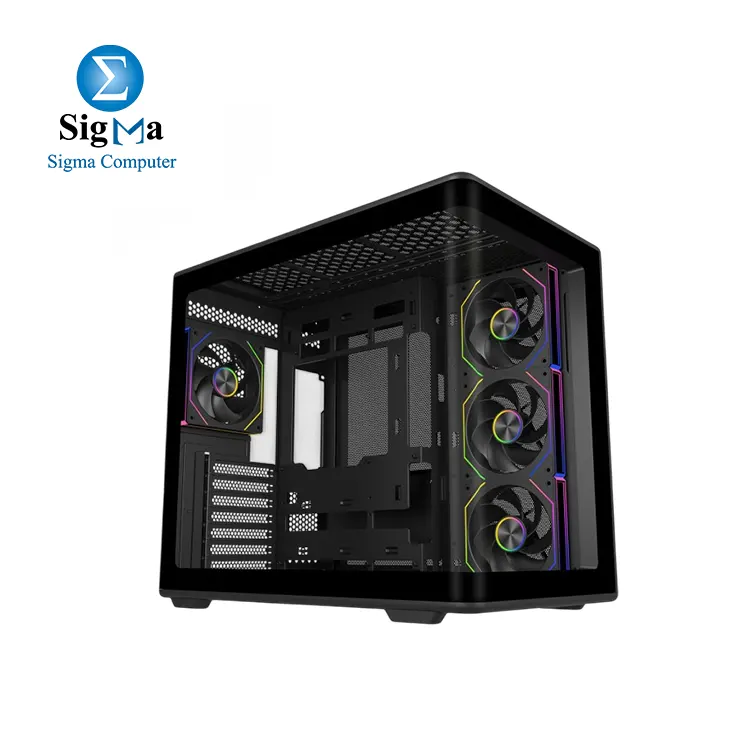 Cooler Master Elite 600 ARGB ATX Mid-Tower Case – Black - Main view