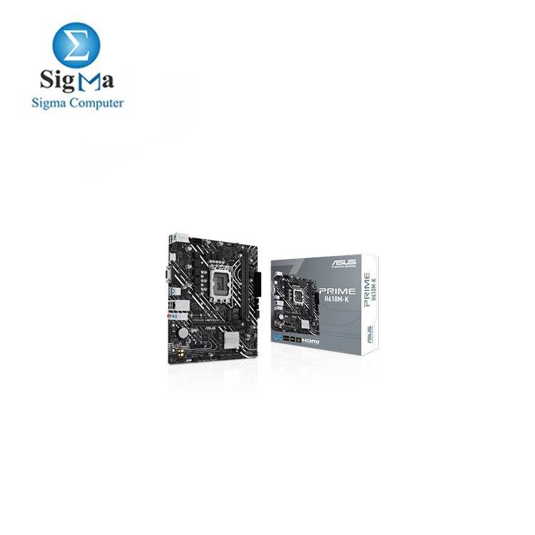 ASUS INTEL H610M PRIME-K DDR5 - Main view