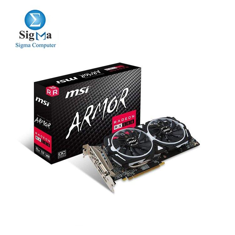 MSI RX 580 Armor  Graphic Cards - 8GB - Main view