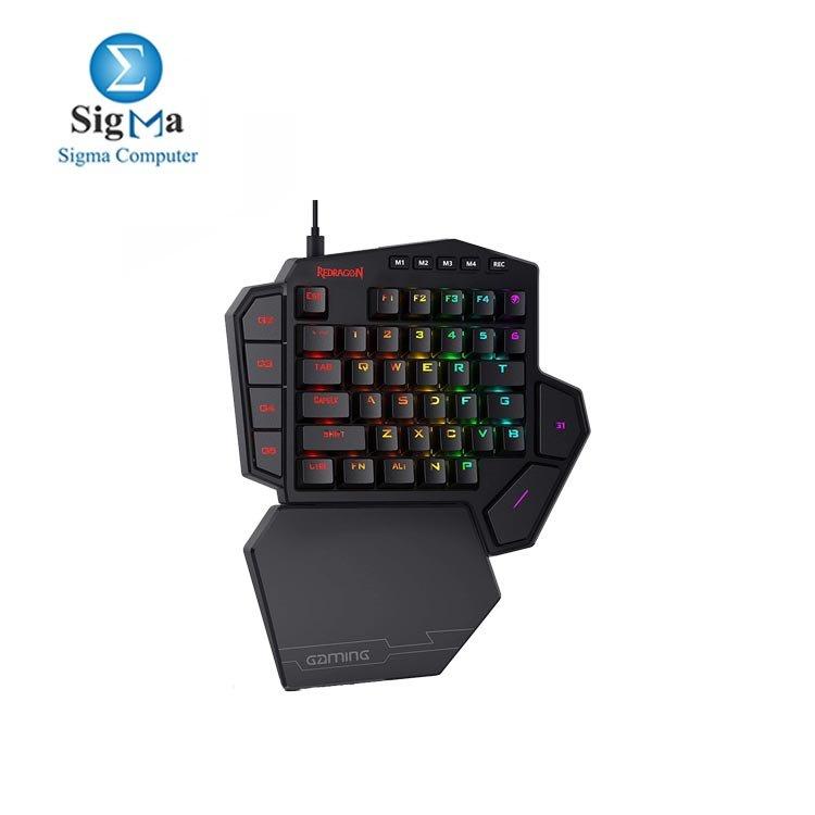 Redragon K585 DITI One-Handed RGB Mechanical Gaming Keyboard - Main view