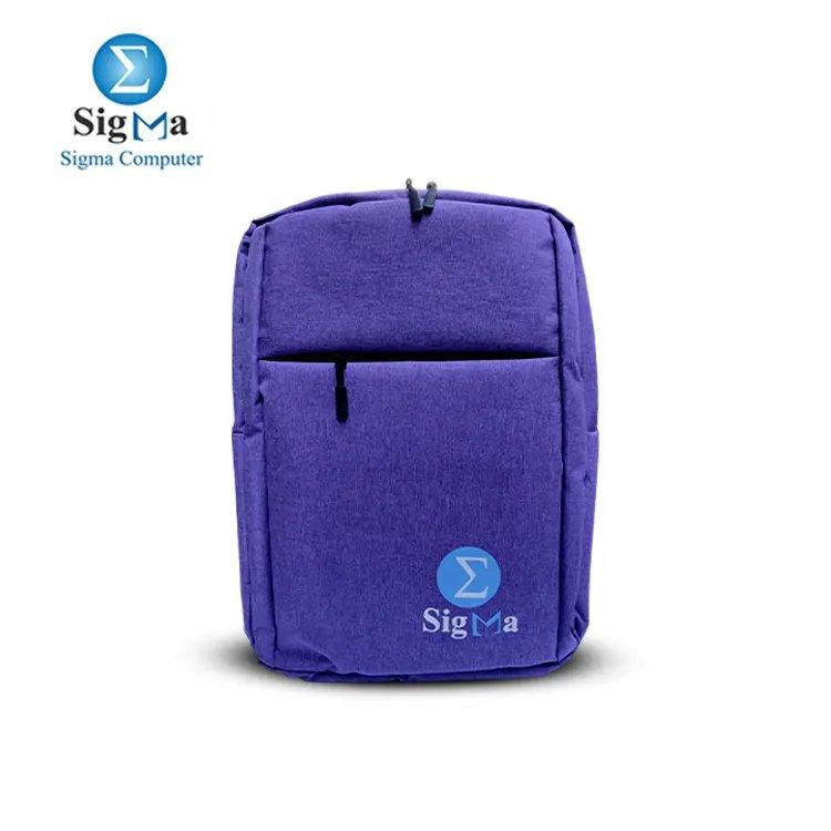 Sigma laptop Backpack For School and Travel Bag (purple) - Main view