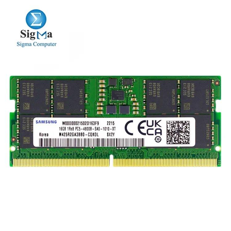 Samsung DDR5 SODIMM 16GB 4800MHz - CL40 Laptop RAM - Main view