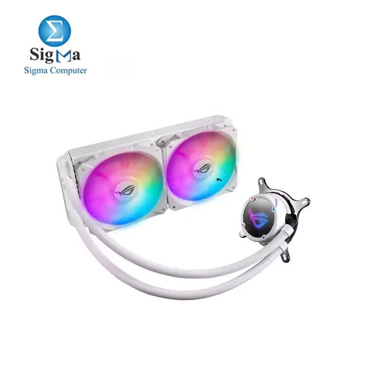 Asus ROG Strix LC240 RGB 240mm Liquid  Cooler - WHITE - Main view