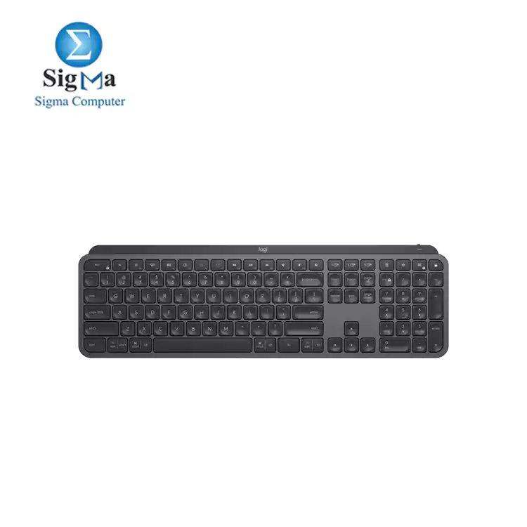 Logitech MX KEYS Advanced Wireless Illuminated Keyboard - Graphite - Main view