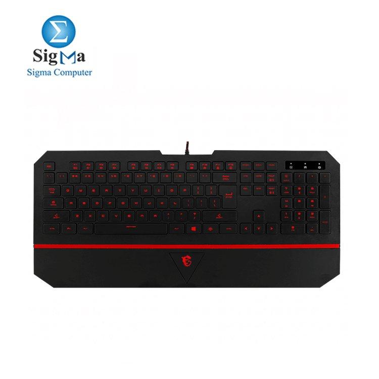 MSI INTERCEPTOR DS4100 GAMING KEYBOARD - Main view
