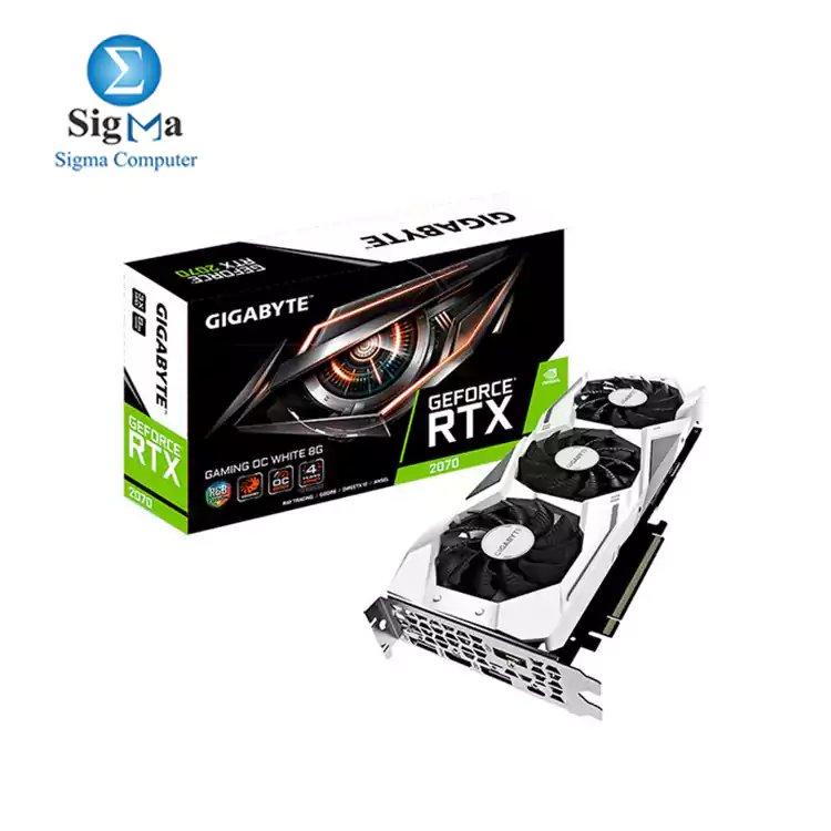 8GB GeForce RTX 2070 Gaming OC White Graphics Card - Main view