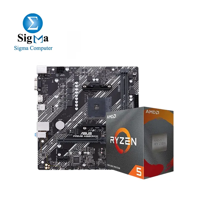 Bundle ASUS PRIME A520M-K + AMD Ryzen 5 4500 Box - Main view
