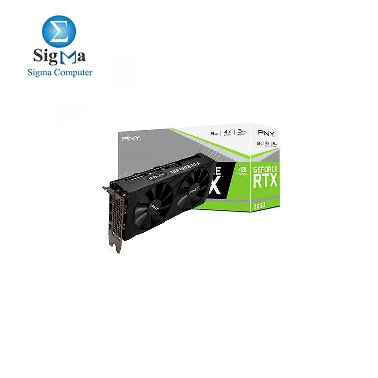 PNY GeForce RTX™ 3050 8GB Verto Dual Fan - Main view