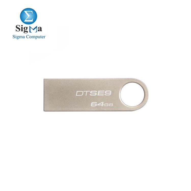 Kingston Digital DataTraveler SE9 64GB USB 2.0 Flash Drive - Main view