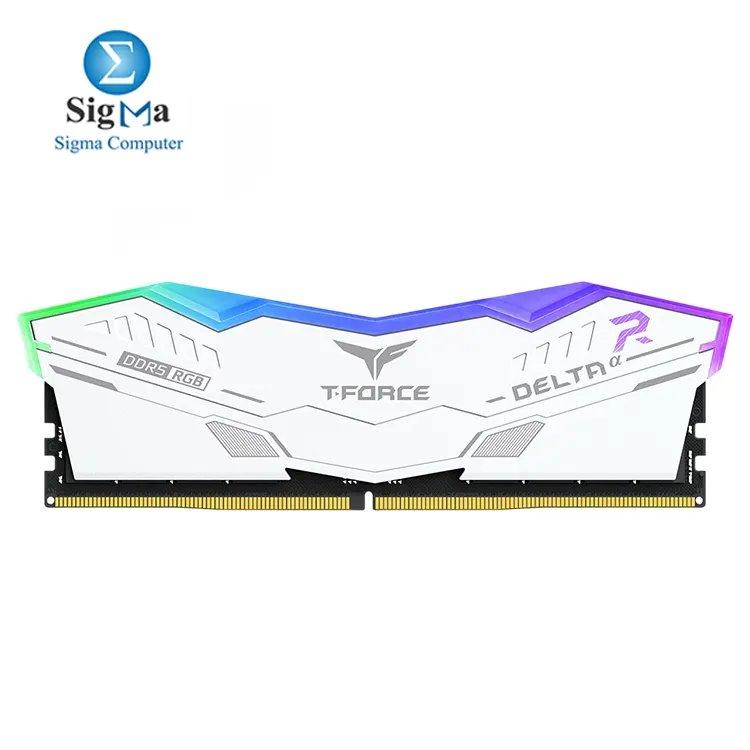 TeamGroup DELTAα RGB DDR5 16GB (6000MHz CL38, 1.25V, AMD EXPO, On-die ECC, PMIC, 120° RGB)  AMD Exclusive - Main view