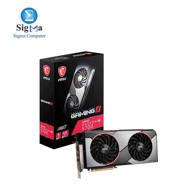 MSI Radeon RX 5700 GAMING X 8GB GDDR6 - Main view