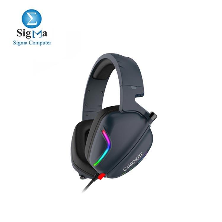 HAVIT H2019U RGB Surround Sound Gaming Headset USB - Blue - Main view
