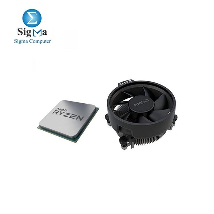 CPU-AMD-RYZEN 5 5600X Cores 6 3.7GHz 12Threads TRAY WITH FAN - AMD