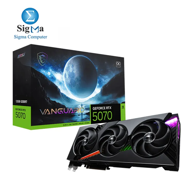 MSI GeForce RTX 5070 12G VANGUARD OC - Main view