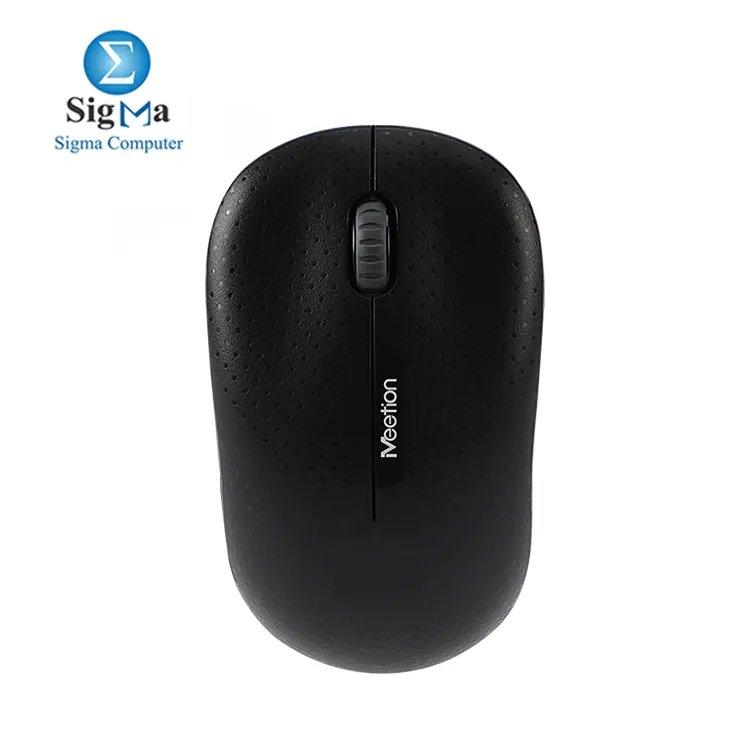 Meetion R545 Wireless Mouse With 2.4GHz USB Nano receiver, 1600 DPI - BLACK - Main view