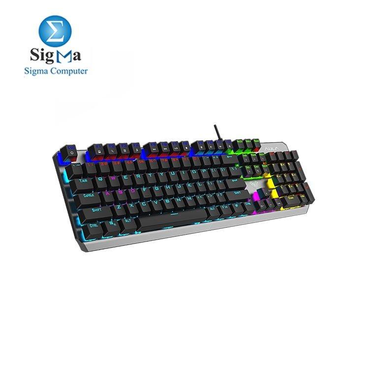 AULA F2066-2 WIND KEYBOARD BLUE SWITCH - GREY - Main view