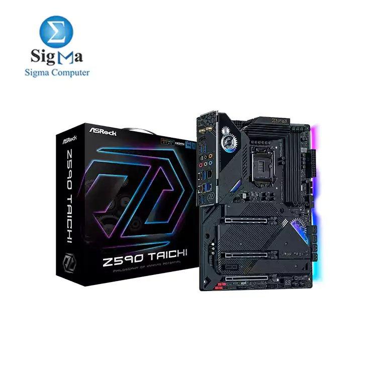 Asrock Z590 Taichi intel DDR4 MotherBoard - Main view