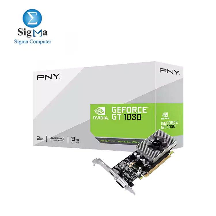 PNY GeForce GT 1030 2GB Graphics Card - Main view