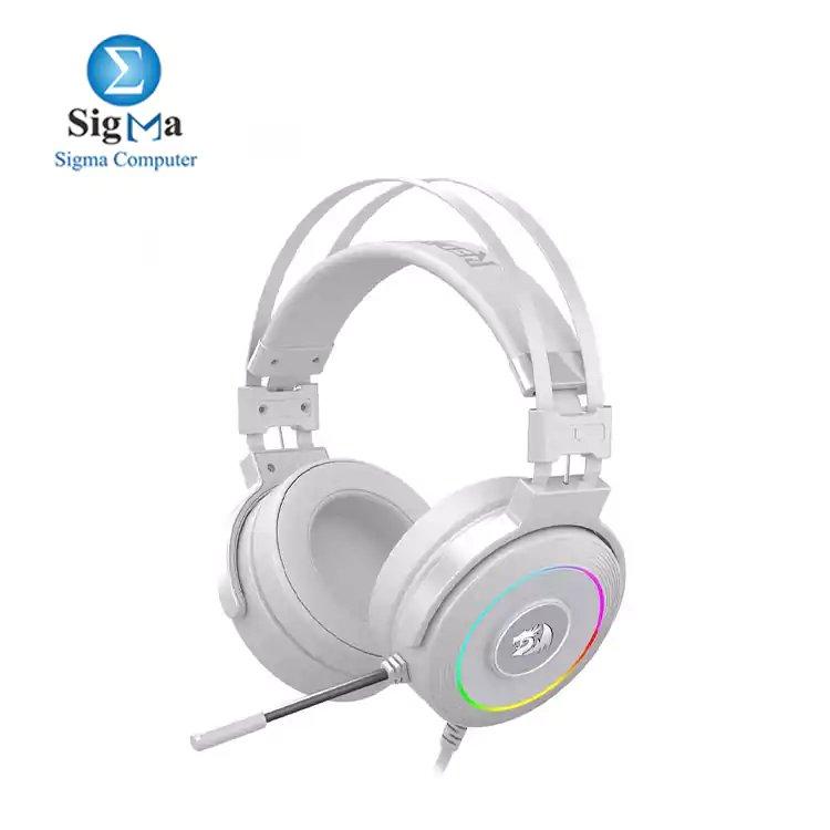 Redragon Lamia 2 H320 RGB Gaming Headset With Stand  – White - Main view