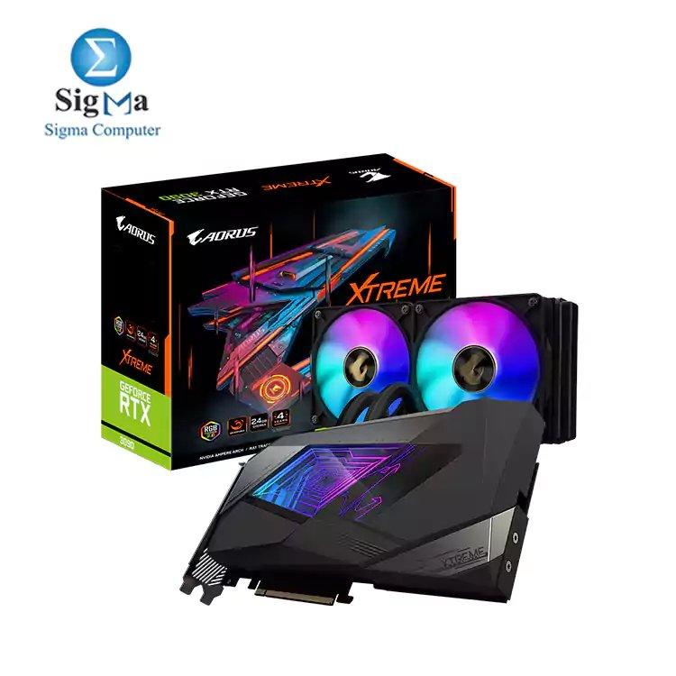 AORUS GeForce RTX™ 3090 XTREME WATERFORCE 24G - Main view
