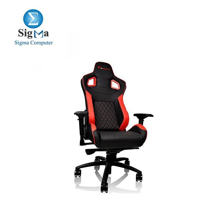 Thermaltake GTF100 Fit Series Gaming Chair Black-Red - Main view