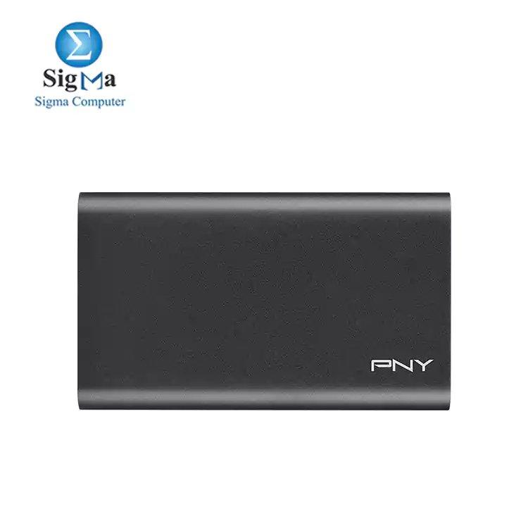 PNY Elite USB 3.1 Gen1 Portable SSD - 480GB - Main view