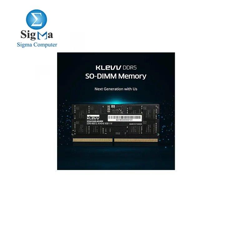 KLEVV DDR5 16GB 5600MHz CL46 Laptop Ram - Main view