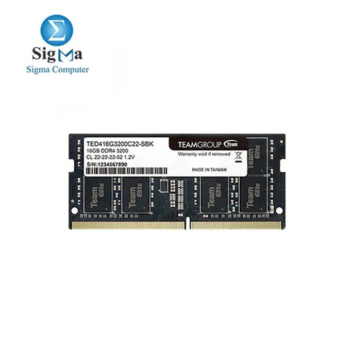 RAM-TEAM-ELITE-16G-3200HZ-NB-Cl22-22-22 - Main view