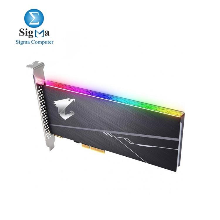 AORUS 512GB RGB AIC M.2 NVMe SSD - Main view