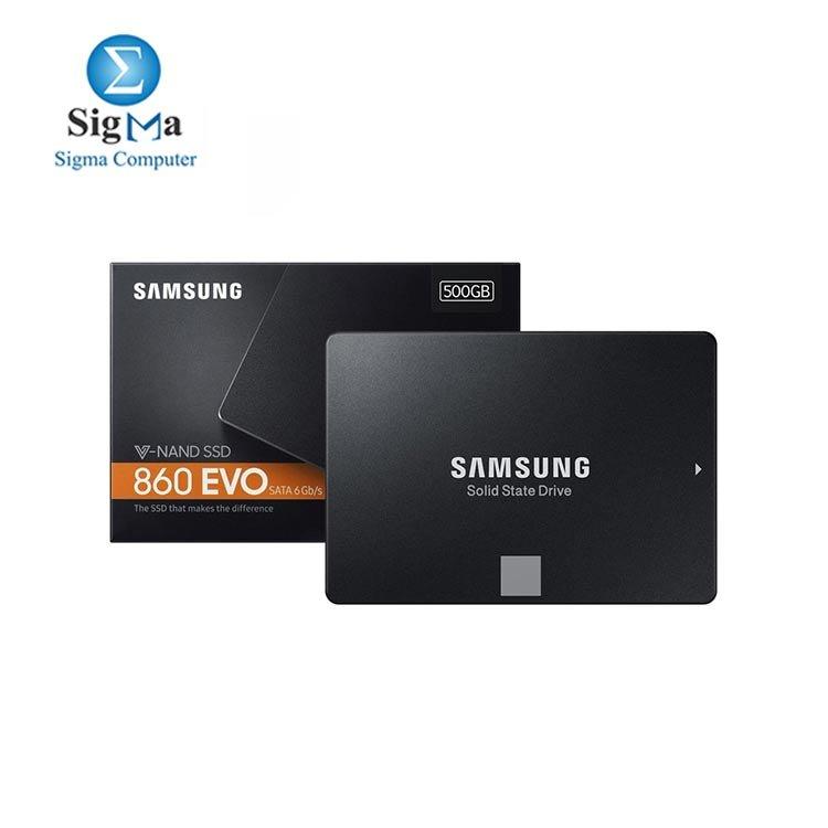 Samsung  860 EVO 500GB SATA 6Gb/s 2.5" Solid State Drive - Main view